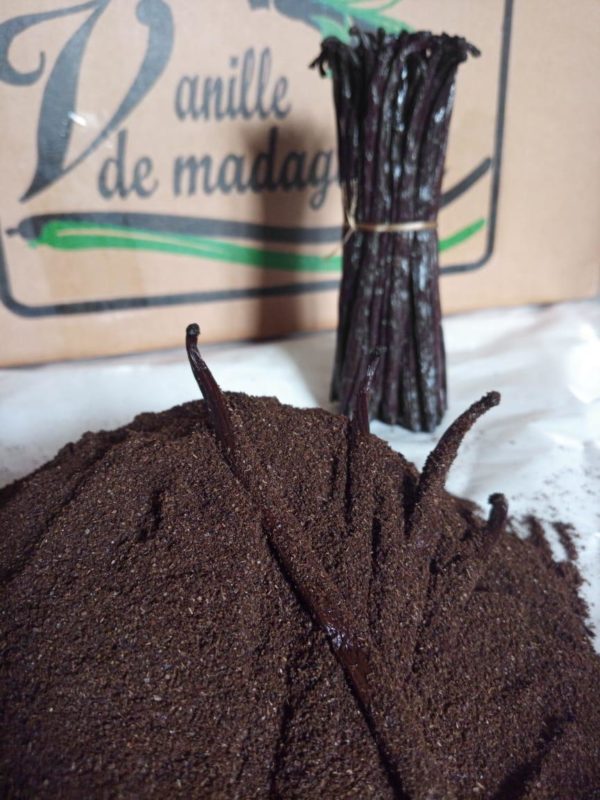 Poudre de vanille noir bourbon PREMIUM madagascar